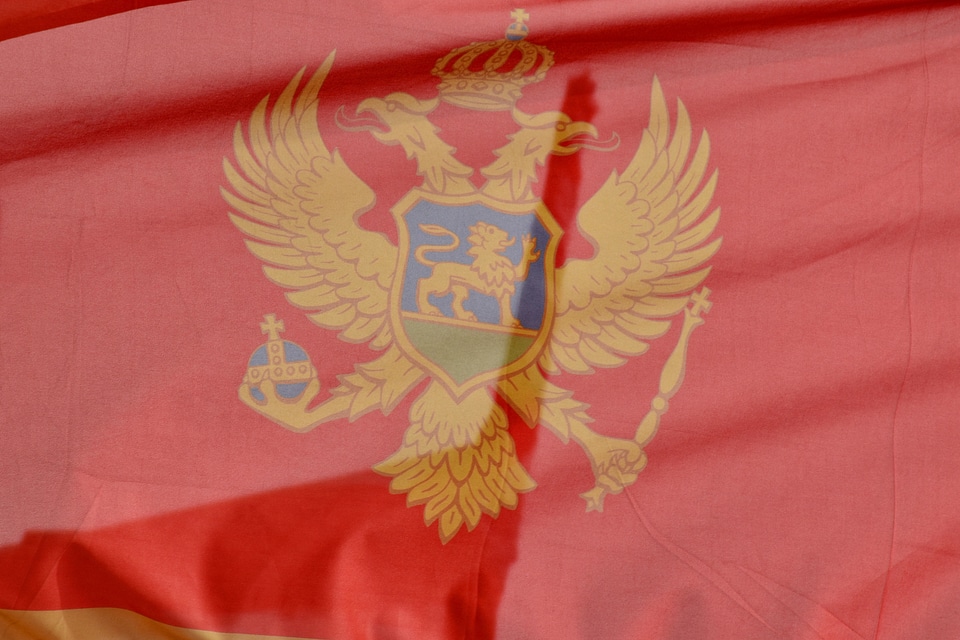 Montenegro democracy flag