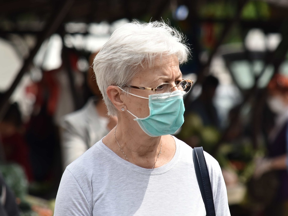 Coronavirus eyeglasses face