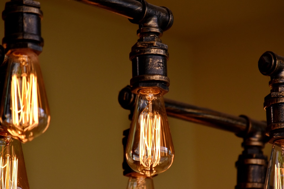Light Bulb old pipe