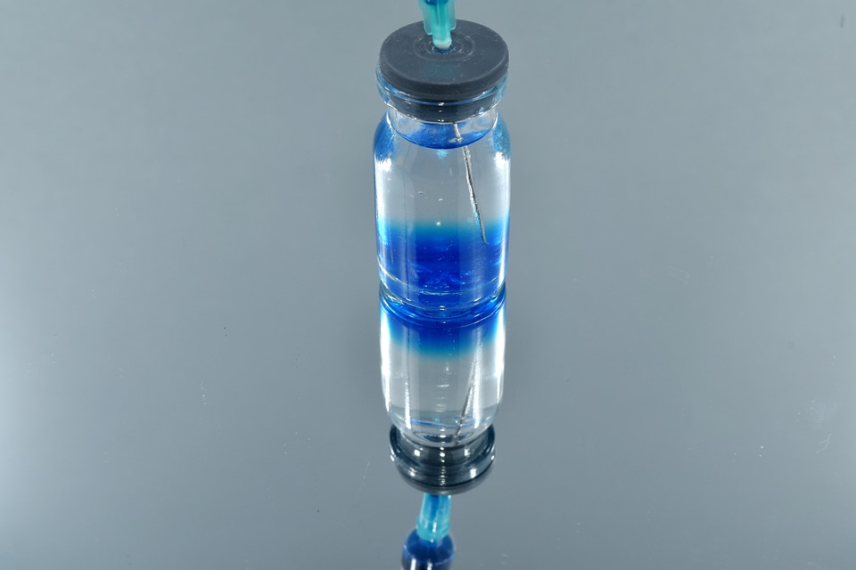 Antiserum antitoxin needle
