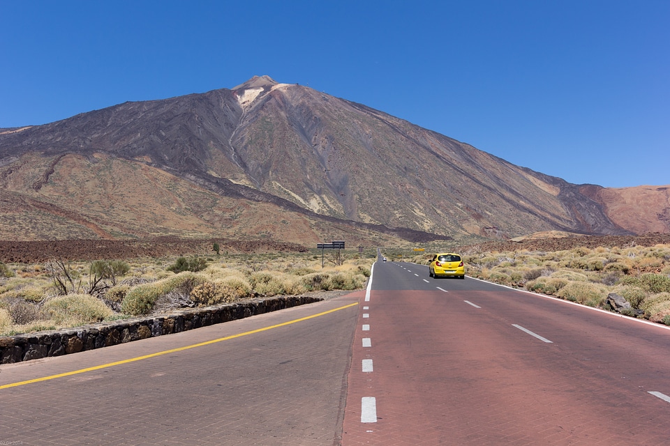 National park tenerife lunar landscape