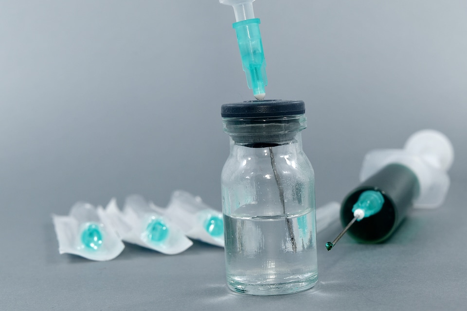 Antibiotic bottle laboratory