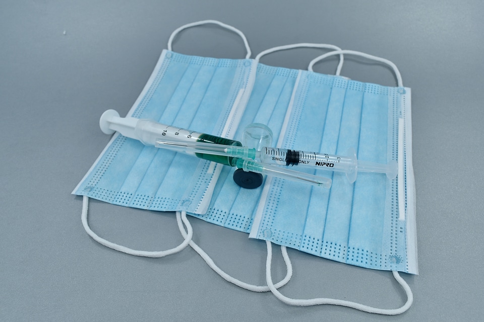 Antibiotic drugs face mask