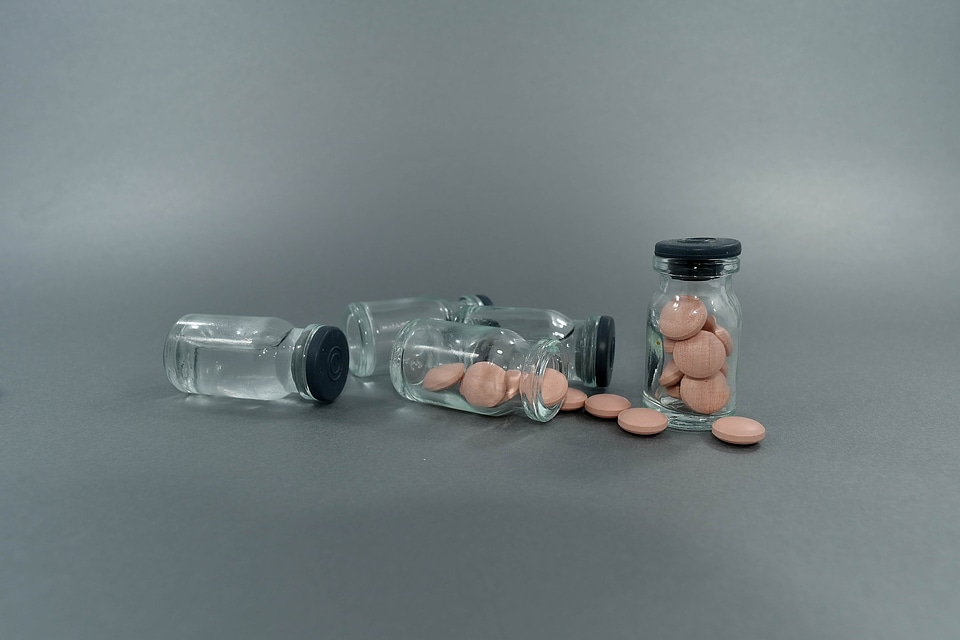 Bottles drugs medication