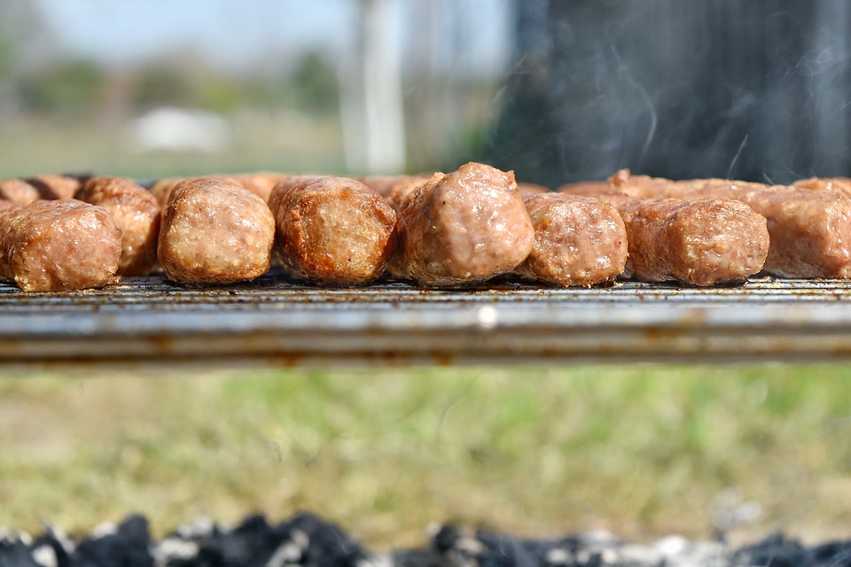 Barbecue charcoal picnic