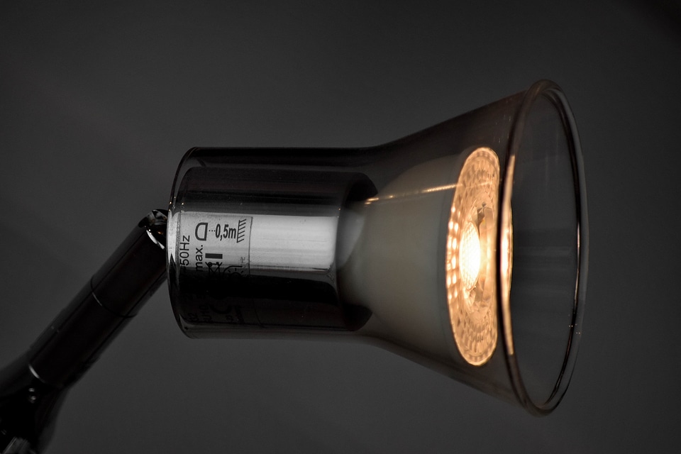 Glass illumination lamp