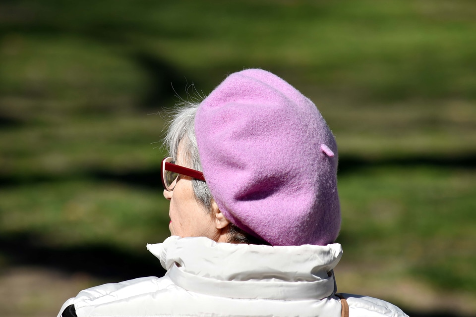 Elderly eyeglasses grandmother