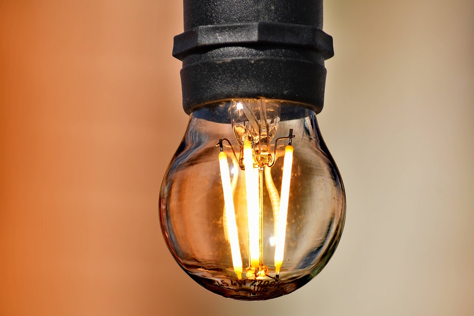 Light Bulb transparent voltage