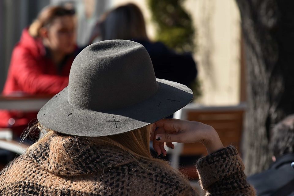 Blonde Hair fashion hat