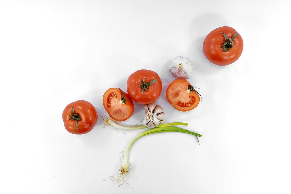 Antioxidant garlic tomatoes