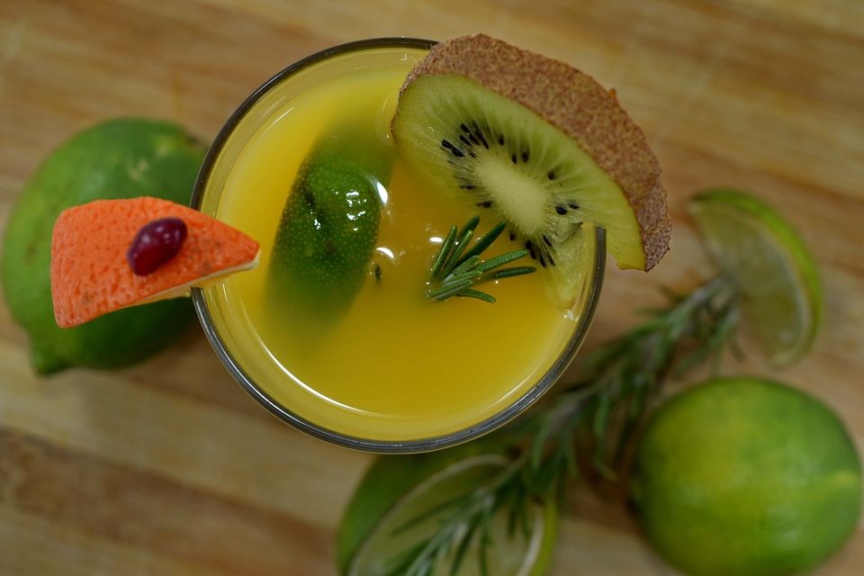 Bitter fresh water fruit cocktail
