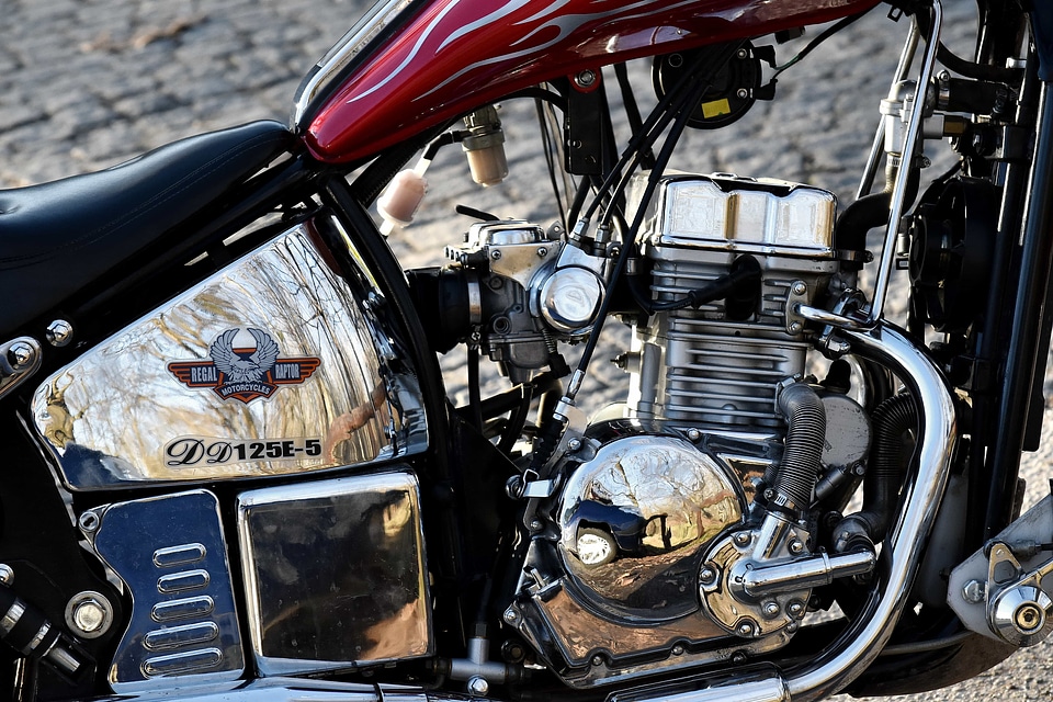 Chrome engine exhaust