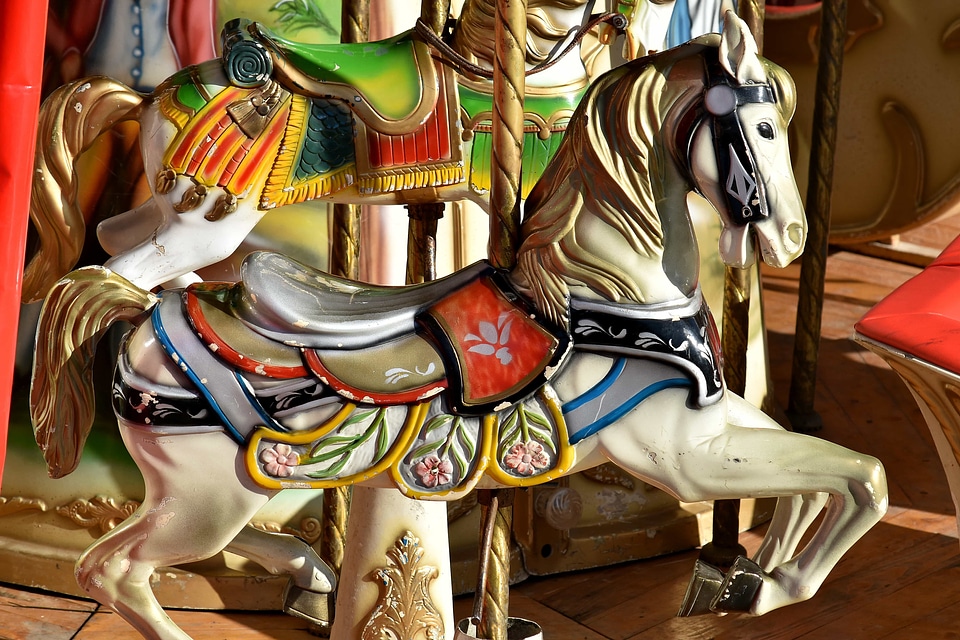 Amusement colorful entertainment