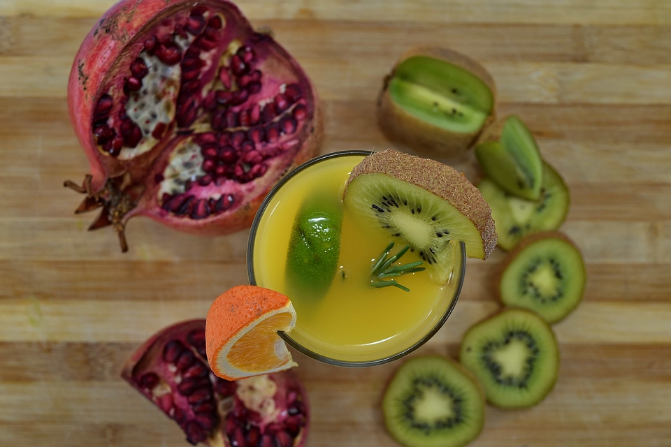 Beverage fresh water fruit juice
