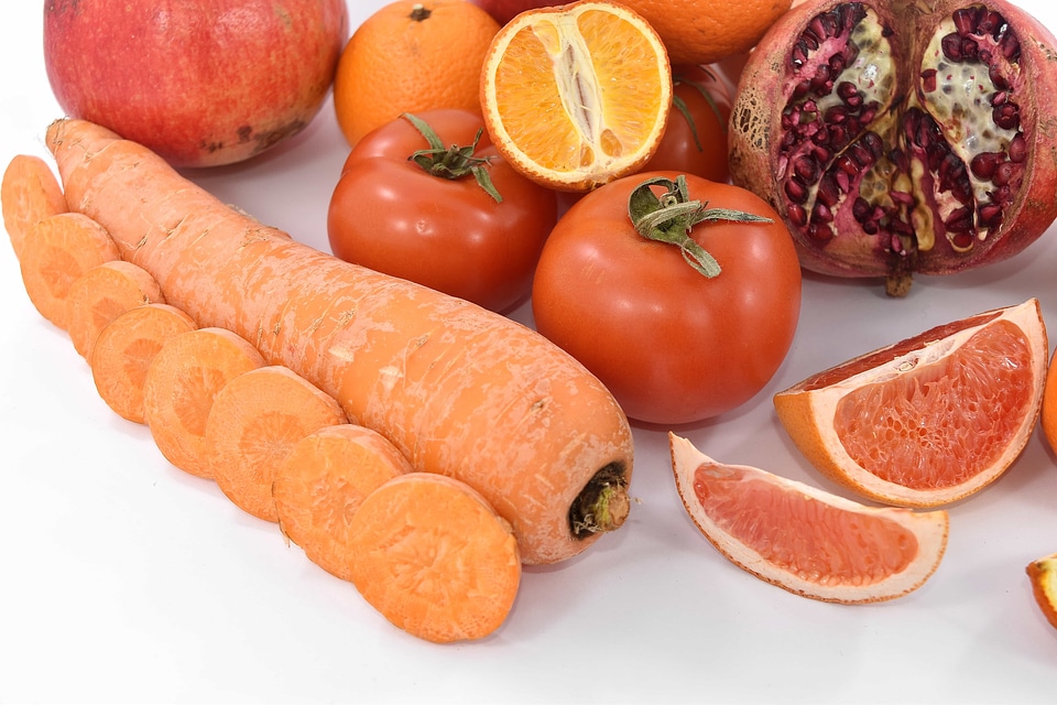 Antioxidant carrot fresh