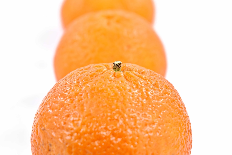 Close-Up orange peel oranges