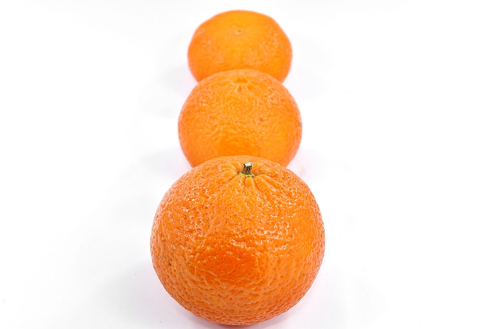 Fresh fruit orange peel