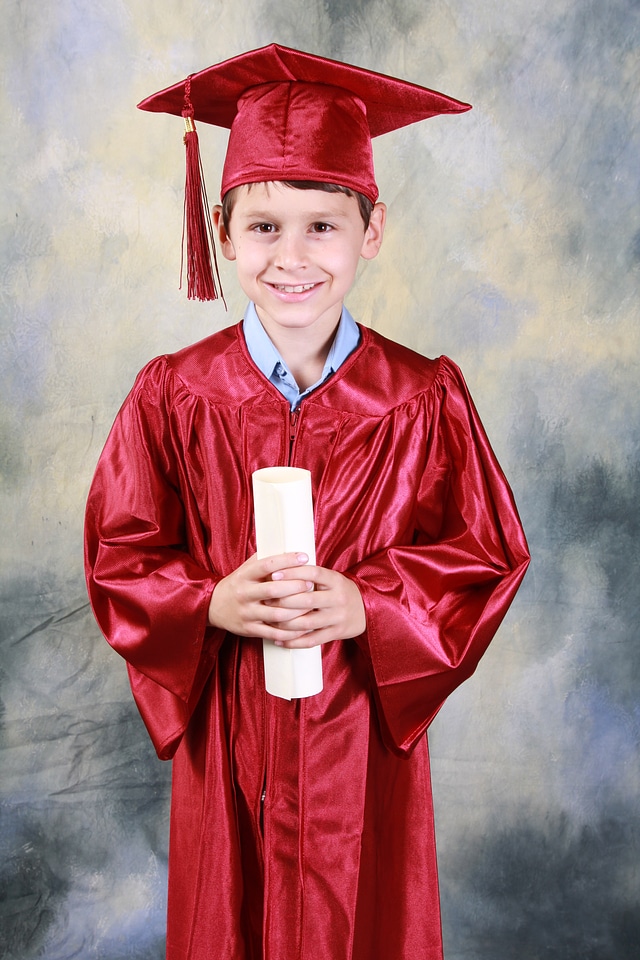 Education kindergarten graduate