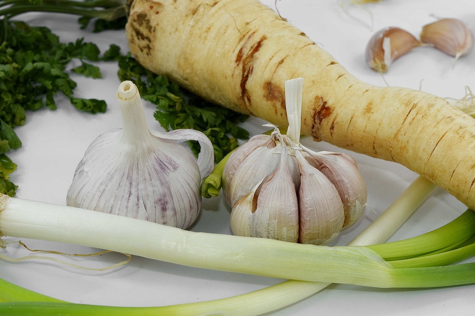 Parsley root ginger
