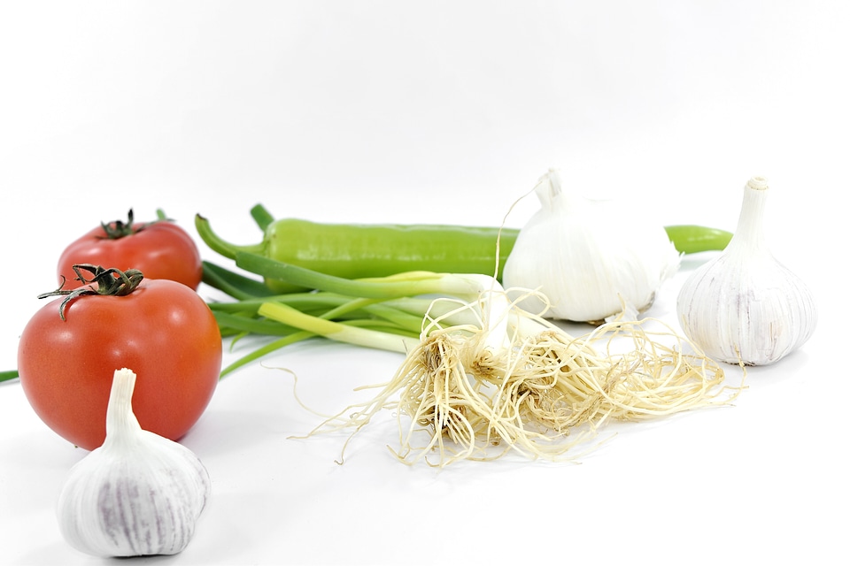 Agriculture chives garlic