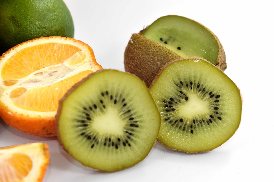 Cross Section lime kiwi