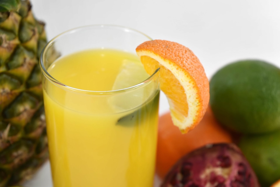 Citrus fruit cocktail fruit juice