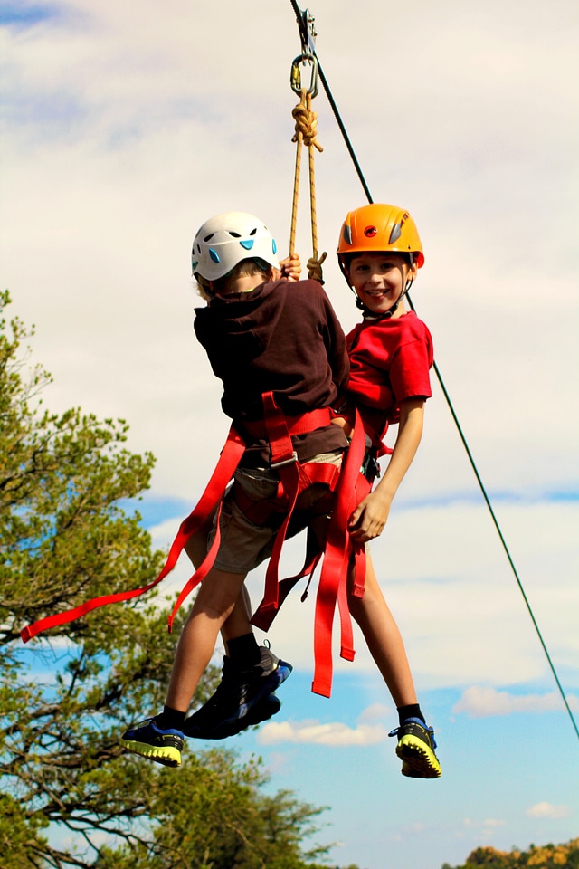 Climbing child kid