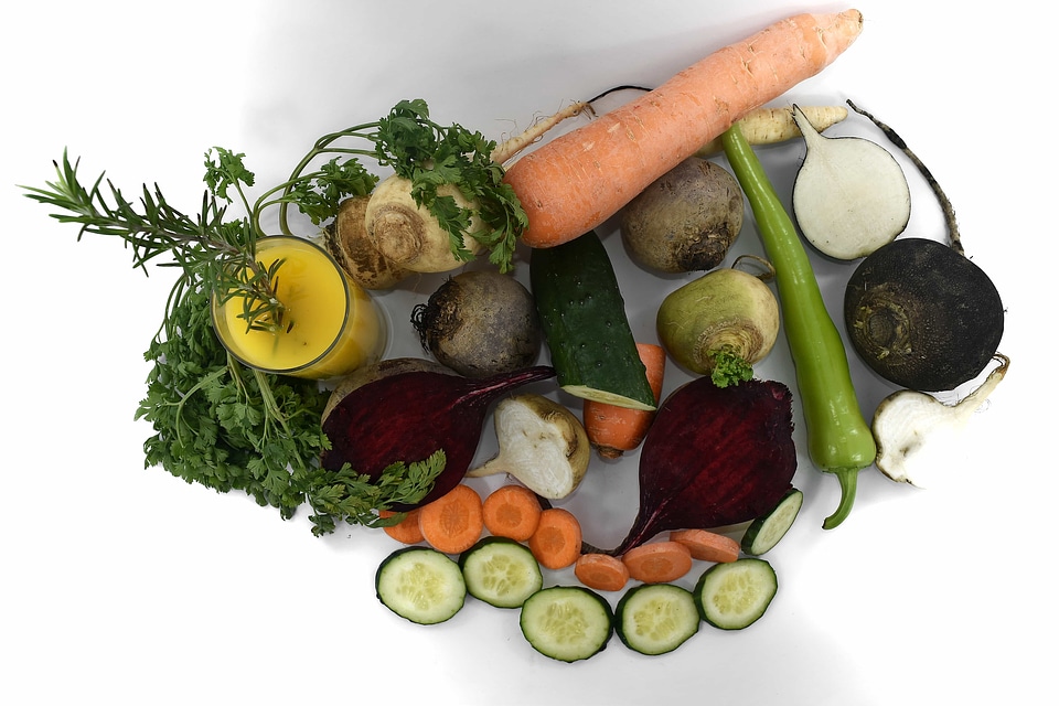 Beetroot carrot cucumber