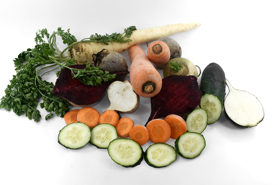Beetroot carrot cucumber