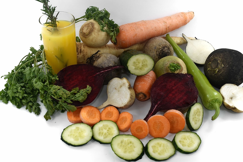 Carrot juice parsley