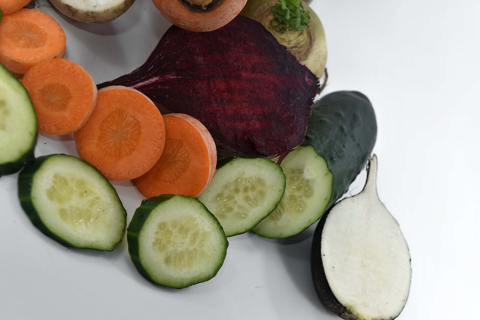 Beetroot carrot radish