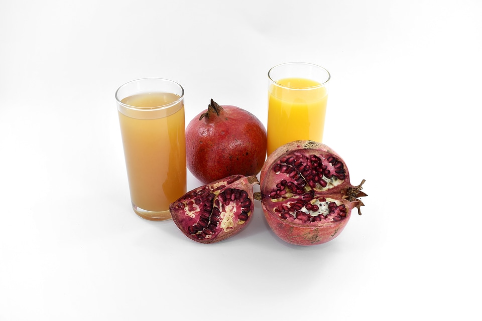 Breakfast pomegranate vegan