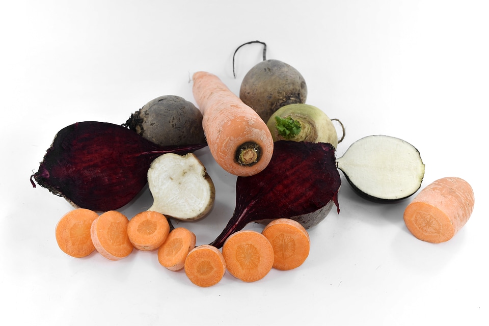 Antioxidant beetroot carrot