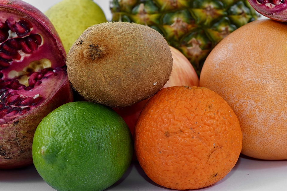 Exotic grapefruit pineapple