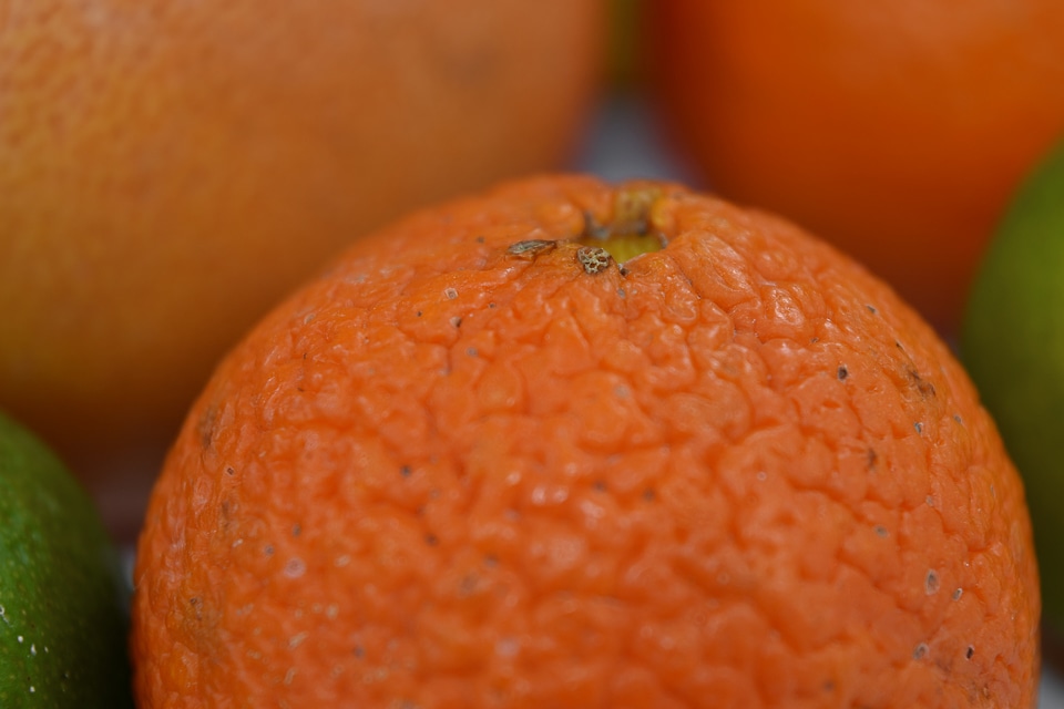Close-Up tangerine juice