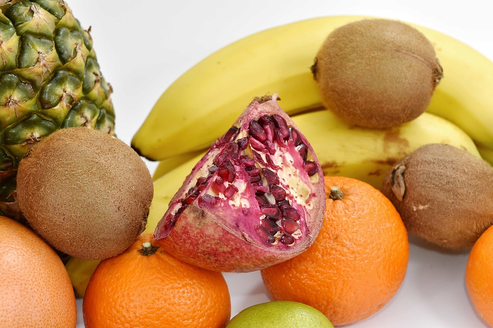 Banana pomegranate seed