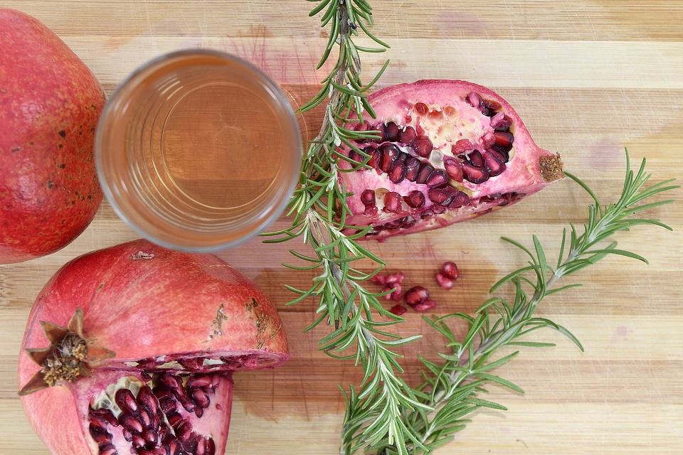 Pomegranate food dinner