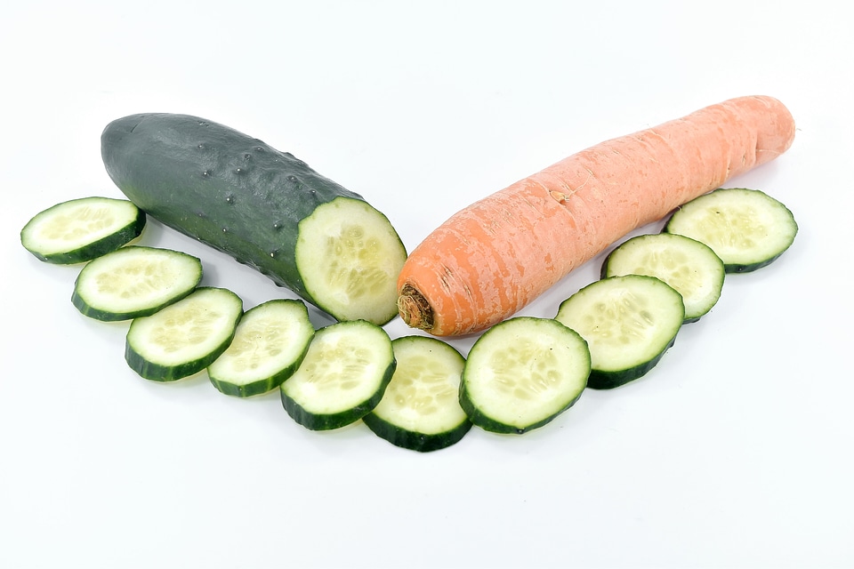 Antioxidant carrot cucumber