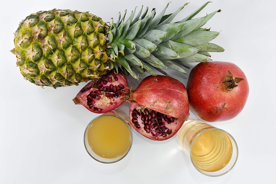 Beverage fruit juice glasses