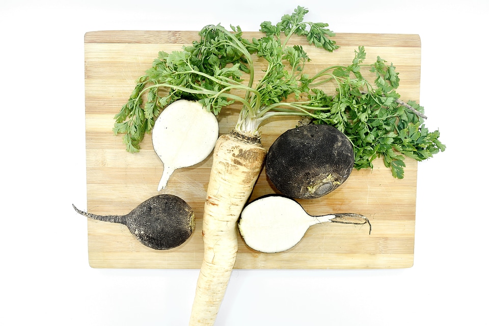 Kitchen Table parsley radish