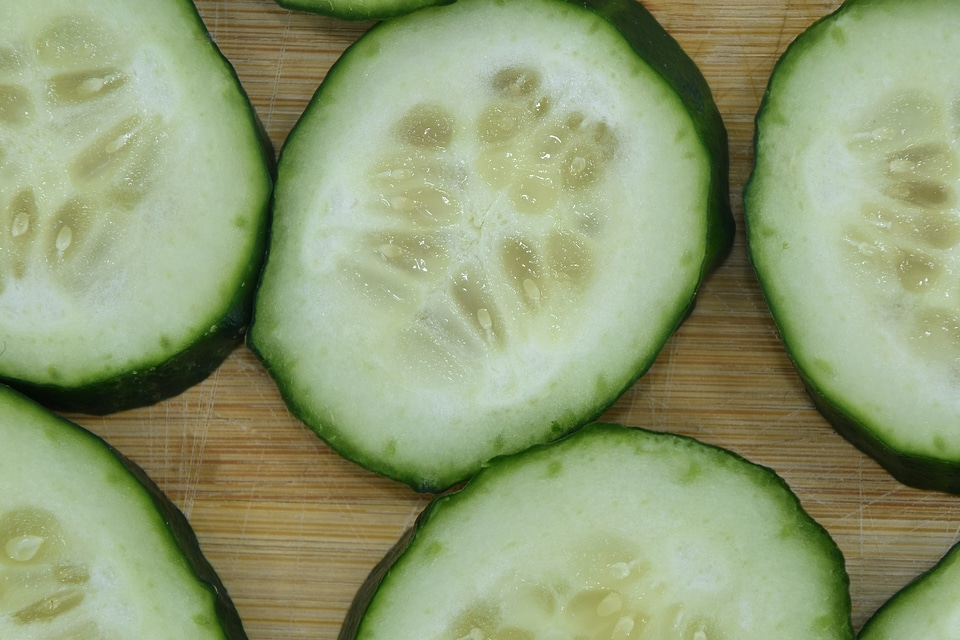 Close-Up cucumber diet