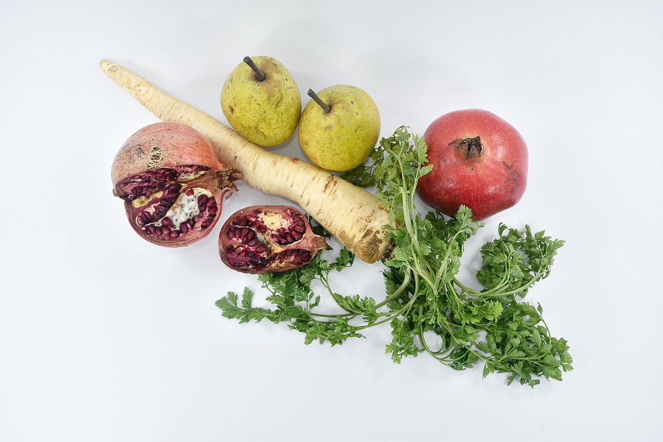 Cross Section fruit parsley