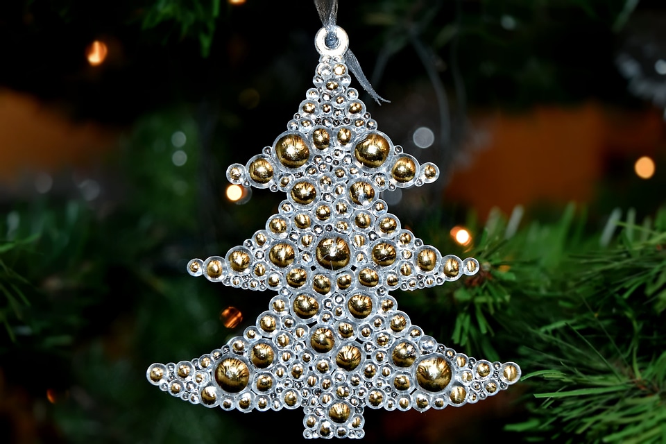 Bright christmas christmas tree