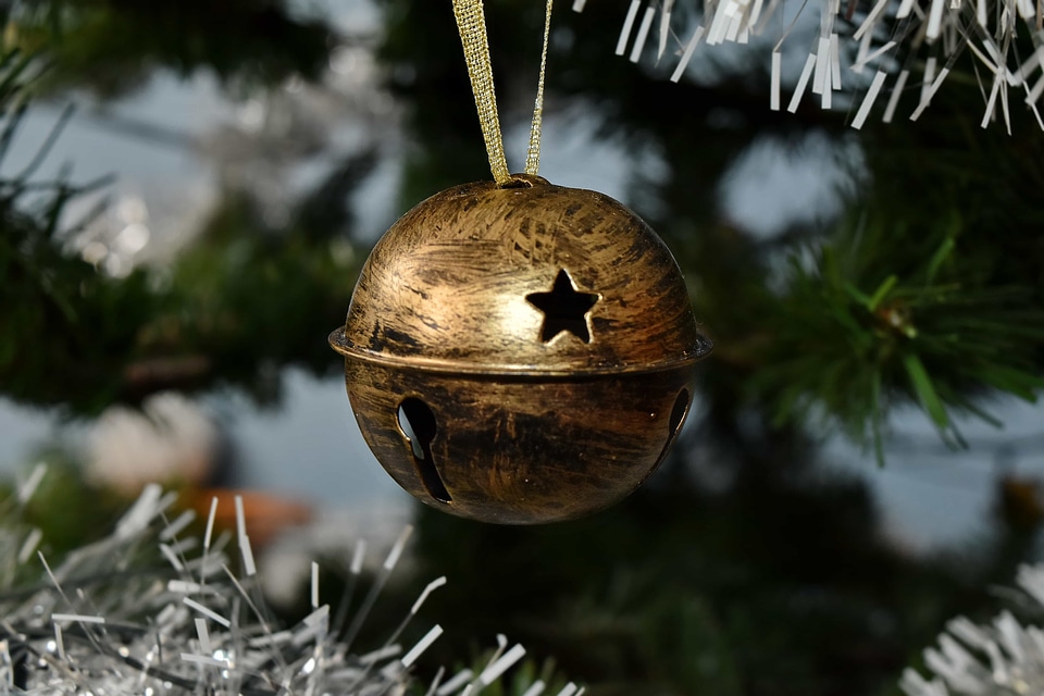 Bell christmas tree hanging