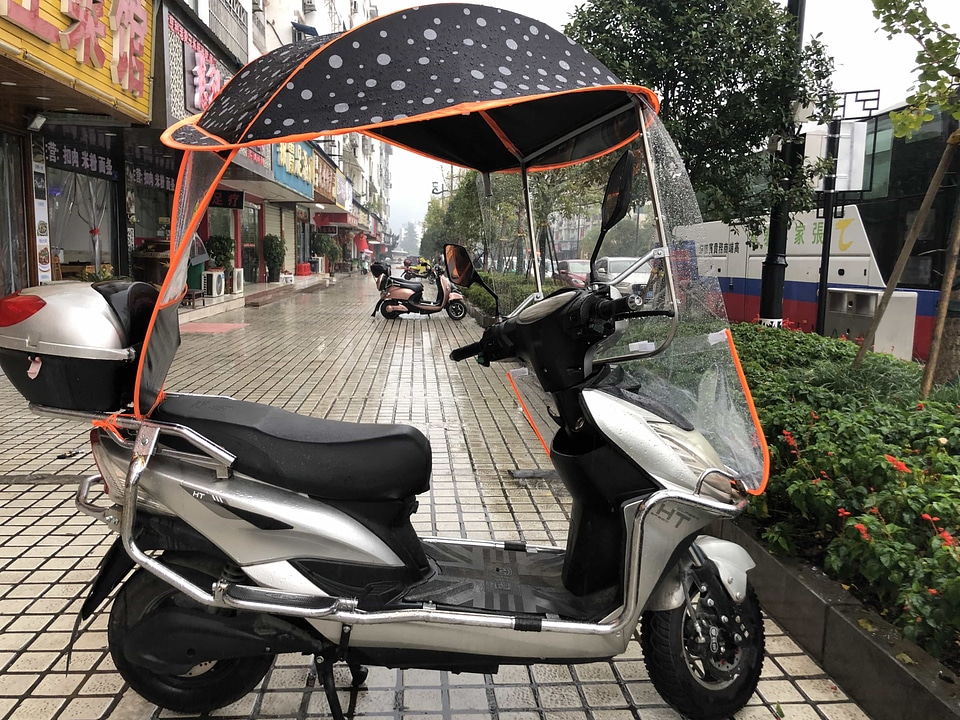 Moped motorcycle protection