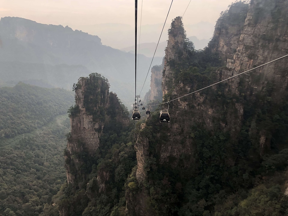 Cable Car conveyance mountain
