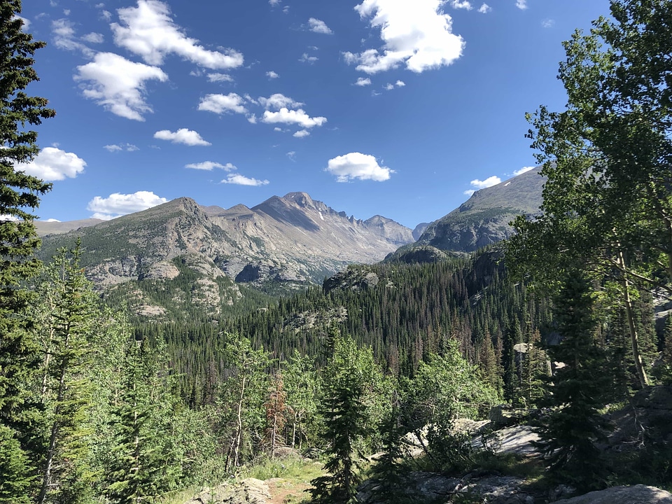 Landscape mountains range photo