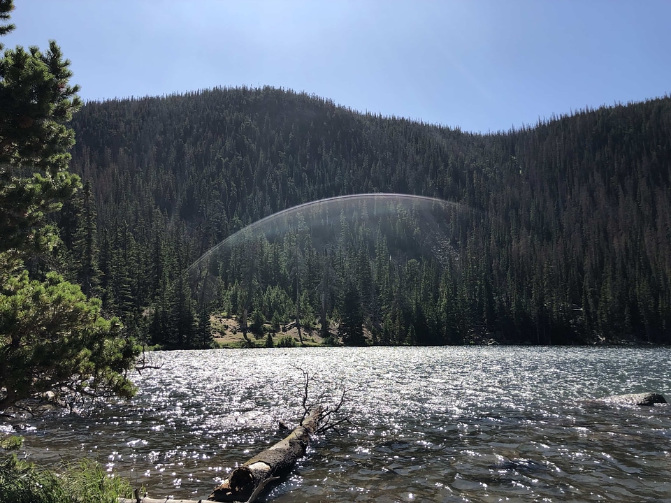Lakeside national park rainbow