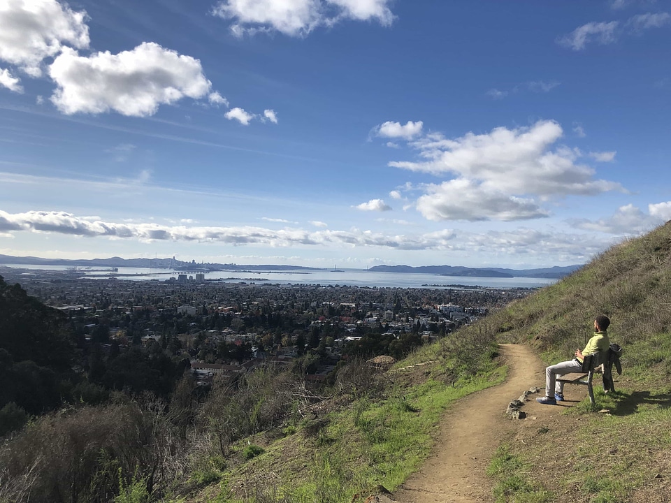 Cityscape enjoying hilltop