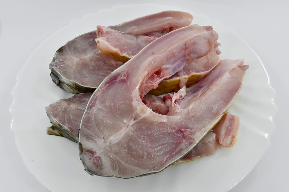 Bone fillet raw meat